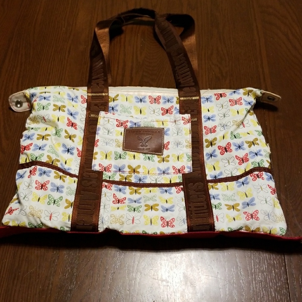 American Eagle butterfly convertible purse r1